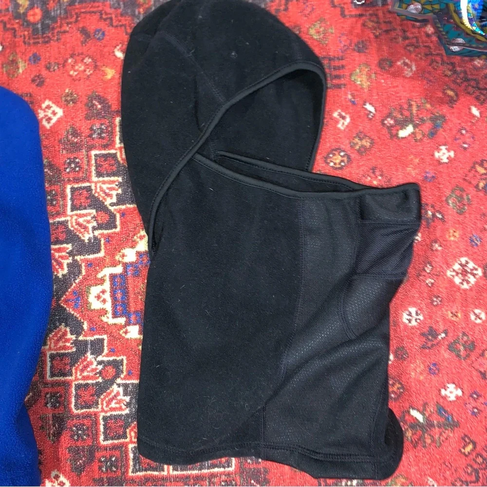 Black Fleece Balaclava Ski Mask Winter Face Cover Warm Hood
